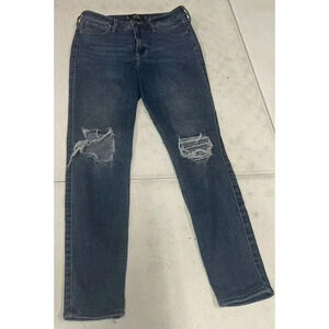 Womens Hollister Size 9R, 29x28 Ultra High Rise Super Skinny Distressed Jeans